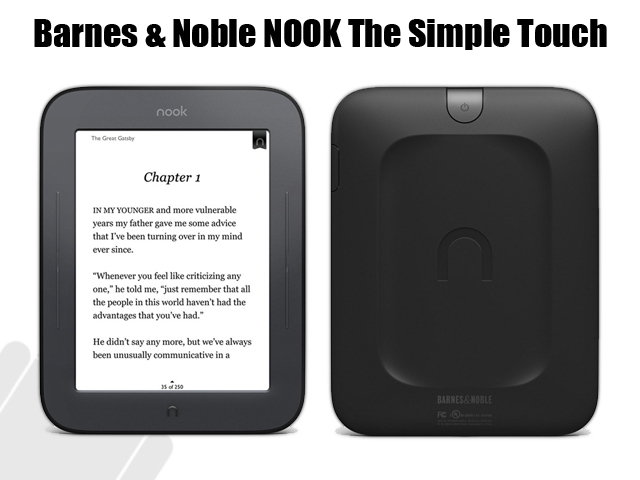 nook simple touch reader