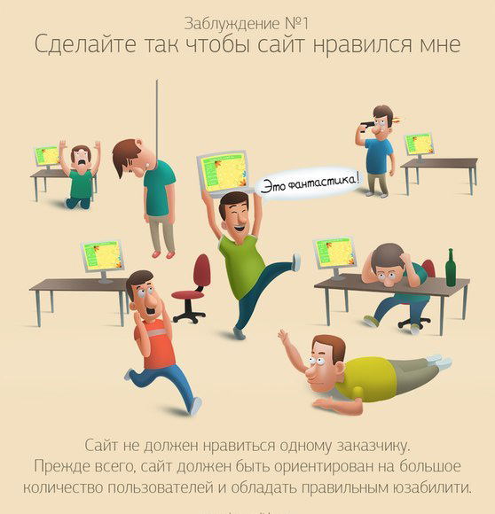 заблуждения заказчиков дизайна